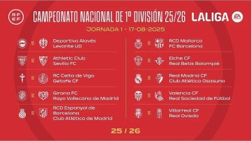 西甲赛程公布:首轮巴萨客战马洛卡,皇马vs奥萨苏纳