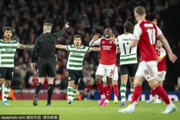欧冠-连续2年进四强！阿森纳0-0葡体总分1-0晋级 将战马竞