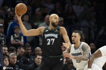 杰克逊28+12戈贝尔16+16 灰熊险胜森林狼