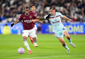 西汉姆联0-2布伦特福德 8轮仅积4分