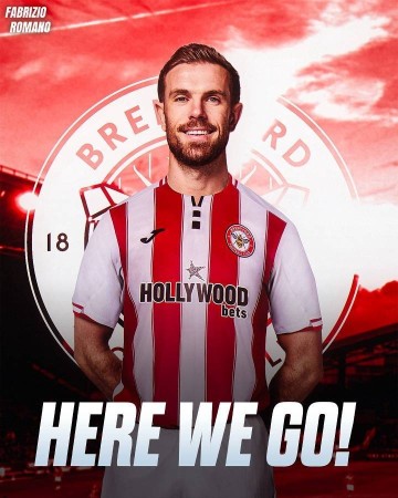 HWG!罗马诺:前利物浦队长亨德森加盟布伦特福德