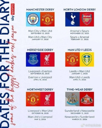 詹俊:曼联的开局难度最大,玫瑰德比与泰恩-威尔德比再现江湖