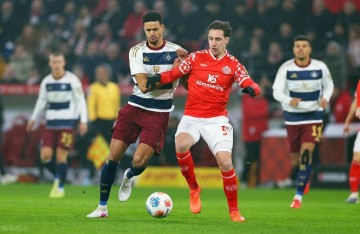 随着美因茨1-1，德甲最新积分出炉