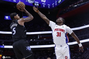 班凯罗23+9贝恩卡特双17+6+5 坎宁安39分魔术胜活塞1-0