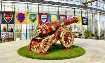 枪迷集合，枪魂入画，阿森纳艺术首展落地上海