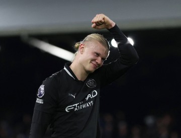 英超|曼城客胜富勒姆 哈兰德创最快百球纪录