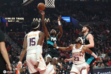 吉莱斯皮30+10克林根14+15 太阳送开拓者6连败