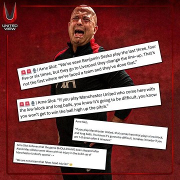 利物浦主帅死不服输,重申曼联进球不应存在!卡拉格抱怨英超长传过多