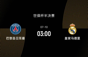 世俱杯半决赛-巴黎3-0皇马:新王对决旧王,名帅少帅斗法,足坛一哥之争|前瞻