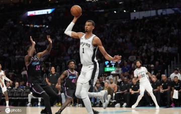 文班奥萨尔获3月最佳防守球员 76人探花3月最佳新秀