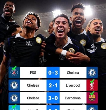 不服气也得服！切尔西一年内连克四大联赛冠军，展现无与伦比的精锐实力