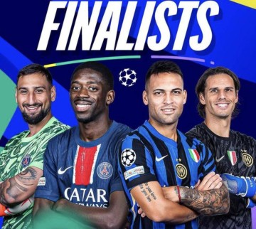 凌晨3点欧冠决赛,国米vs巴黎=创纪录之战!双方首发22人基本如下