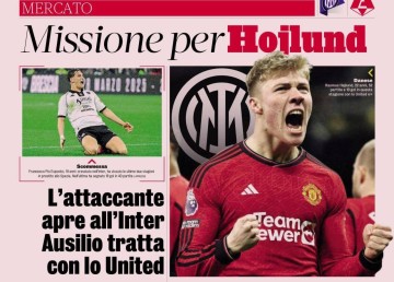 国米欲3800万先租后买霍伊伦德！曼联已说服其离队，争取踢世俱杯