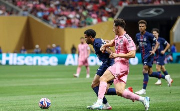 巴黎圣日耳曼4-0完胜迈阿密国际，梅西获全队最高评分74分