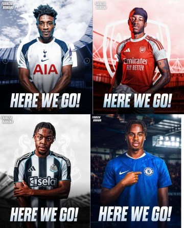 统统5500万镑!英超各豪门齐刷刷砸边锋:马杜埃凯&库杜斯&吉滕斯